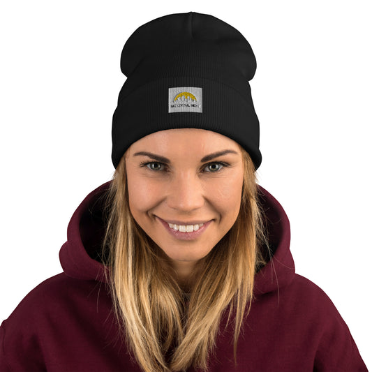 Embroidered Beanie - Mid Central Night